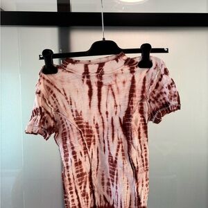 Tie-Dye Short Sleeve Top